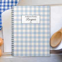 Receita de Gingham Azul Pastel