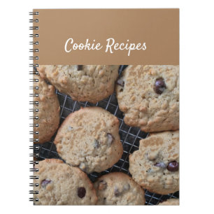 Caderno Espiral Receitas de Cookie Favoritas