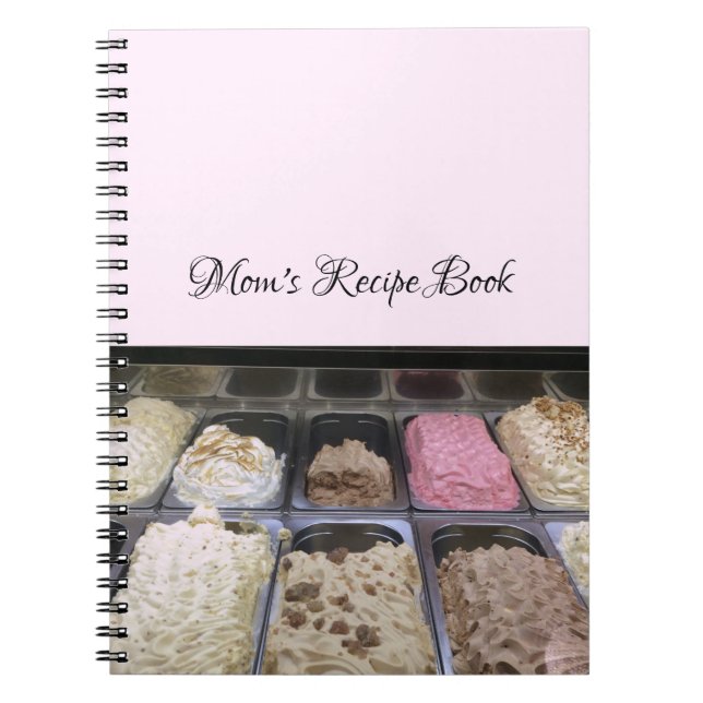 Caderno Espiral Receitas de Mães Gelato (Frente)