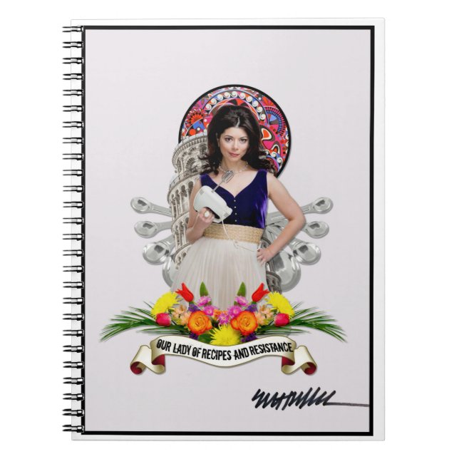 Caderno Espiral Receitas para Notebook de resistência (Frente)