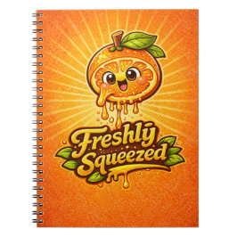 Caderno Espiral Recém-espremido - Sentindo o Frutado - Fãs de Comi