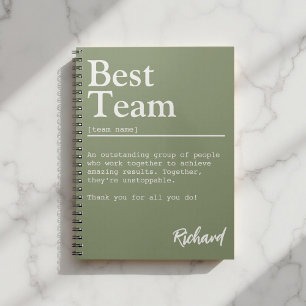 Caderno Espiral Reconhecimento Personalizado de Melhor Definição d