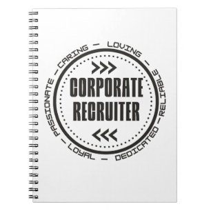 Caderno Espiral Recrutador Corporativo Incrível