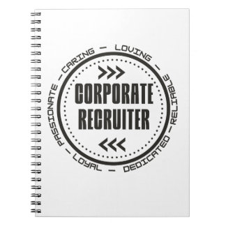 Caderno Espiral Recrutador Corporativo Incrível
