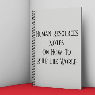 Caderno Espiral Recursos Humanos Notas sobre como governar o mundo