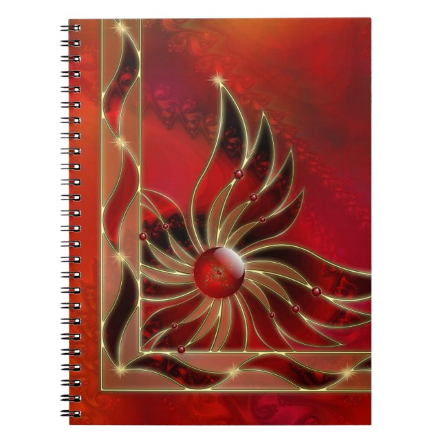 Caderno Espiral Red As Flame Notebook (Frente)