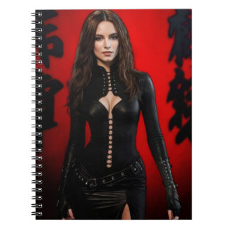 Caderno Espiral Red Black photo notebook