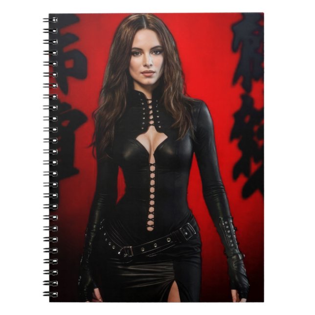 Caderno Espiral Red Black photo notebook (Frente)