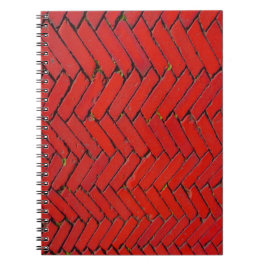 Caderno Espiral Red Brick Chevron