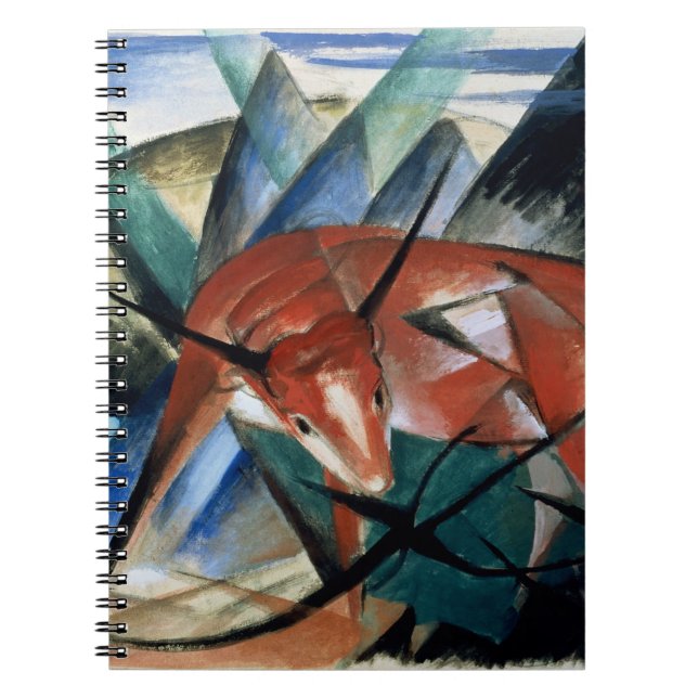 Caderno Espiral Red Bull (gouache no papel) (Frente)