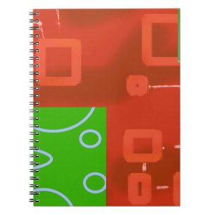 Caderno Espiral Red Green Loops