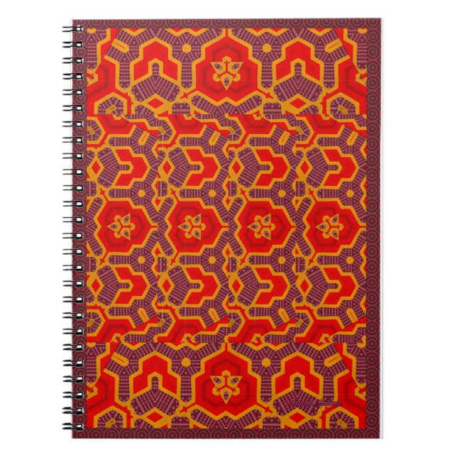 CADERNO ESPIRAL RED KALEID (Frente)