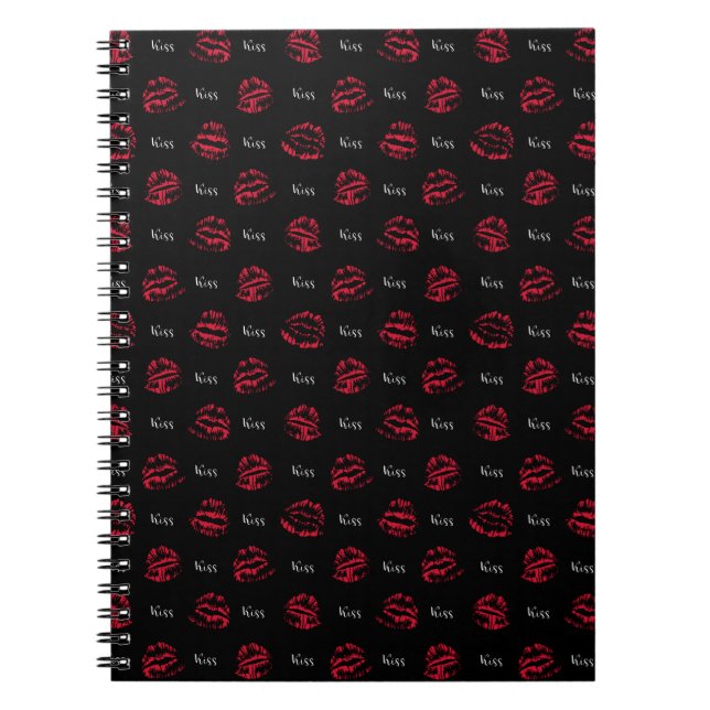 Caderno Espiral Red Kisses (Frente)