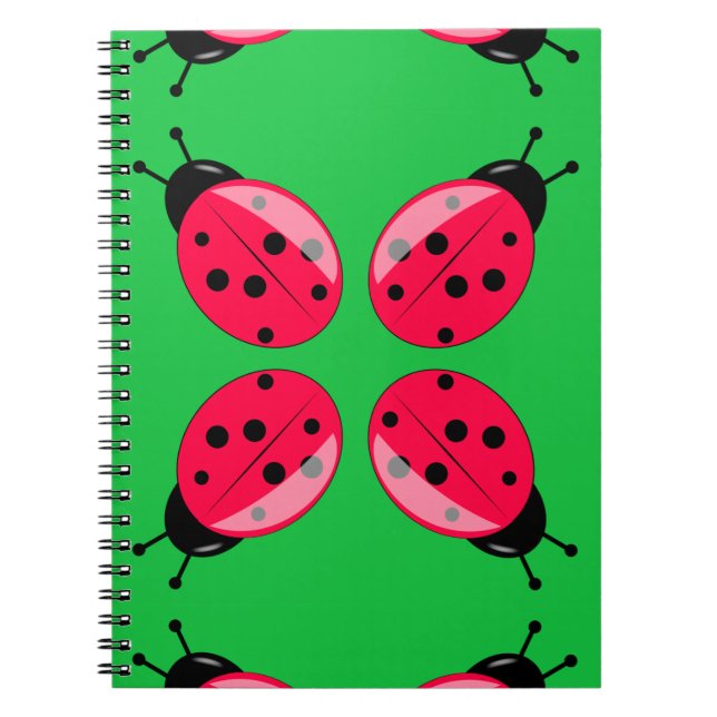 Caderno Espiral Red Ladybugs (Frente)