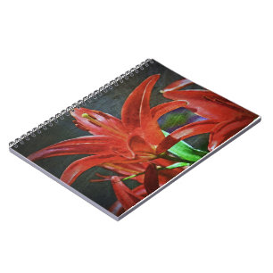 Caderno Espiral Red Lily-Texted de Shirley Taylor