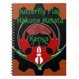 Caderno Espiral Red Matata Kenya