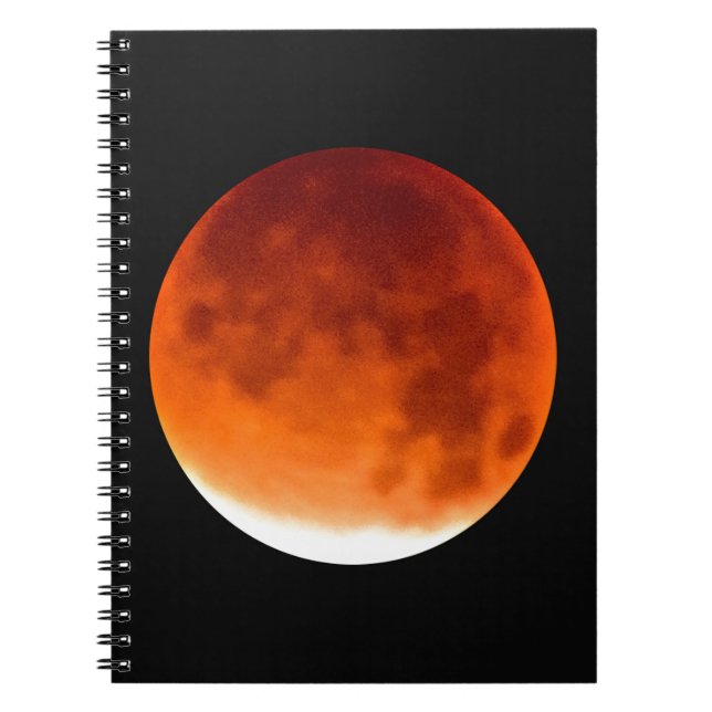 Caderno Espiral Red Moon Risiing (Frente)