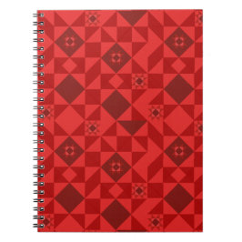 Caderno Espiral Red Nordic Star Christmas Bright