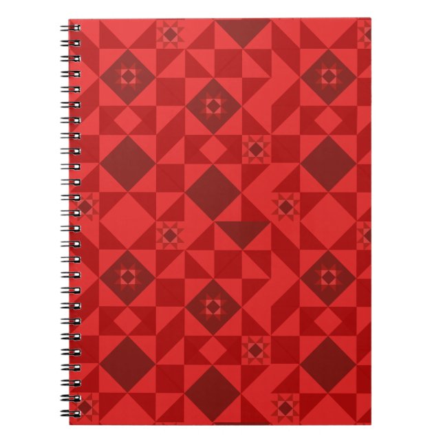 Caderno Espiral Red Nordic Star Christmas Bright (Frente)