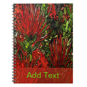Caderno Espiral Red Orange Firebush