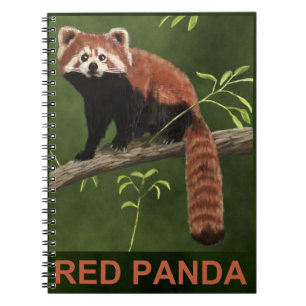Caderno Espiral Red Panda