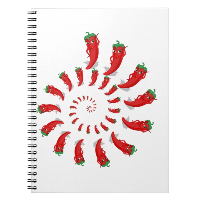 Caderno Espiral Red Pepper Diva Spiral (Frente)