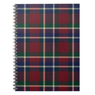 Caderno Espiral Red Plaid Tartan Journal – Classic Cozy Pattern