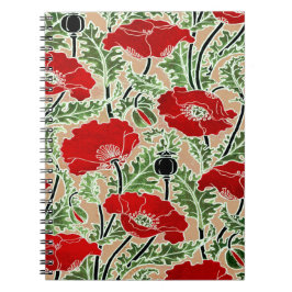 Caderno Espiral Red Poppy