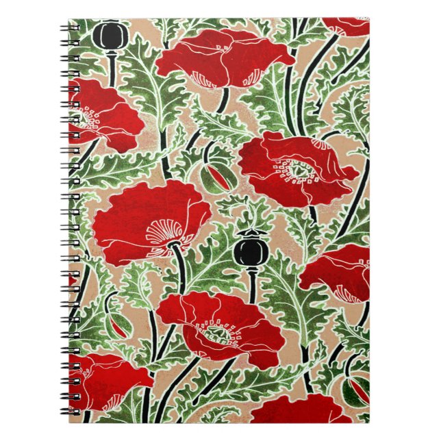 Caderno Espiral Red Poppy (Frente)