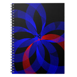 Caderno Espiral Red Revolving Accent Geometric Spiral Notebook