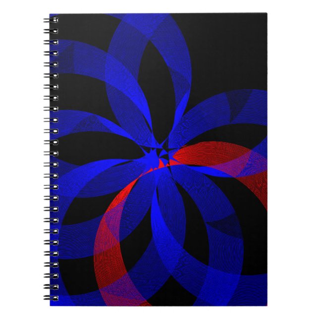 Caderno Espiral Red Revolving Accent Geometric Spiral Notebook (Frente)