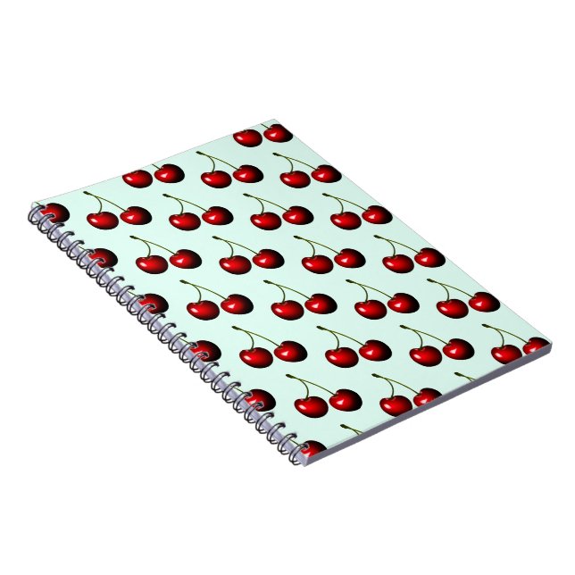 Caderno Espiral Red Sweet Cherries (Lado Direito)