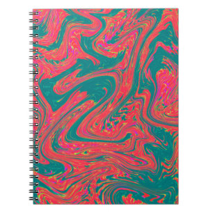 Caderno Espiral Redemoinho de mármore