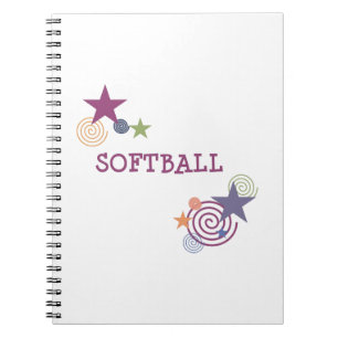 Caderno Espiral Redemoinho do softball