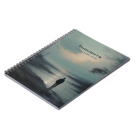 Caderno Espiral Reflective Solitude - Customizable Notebook