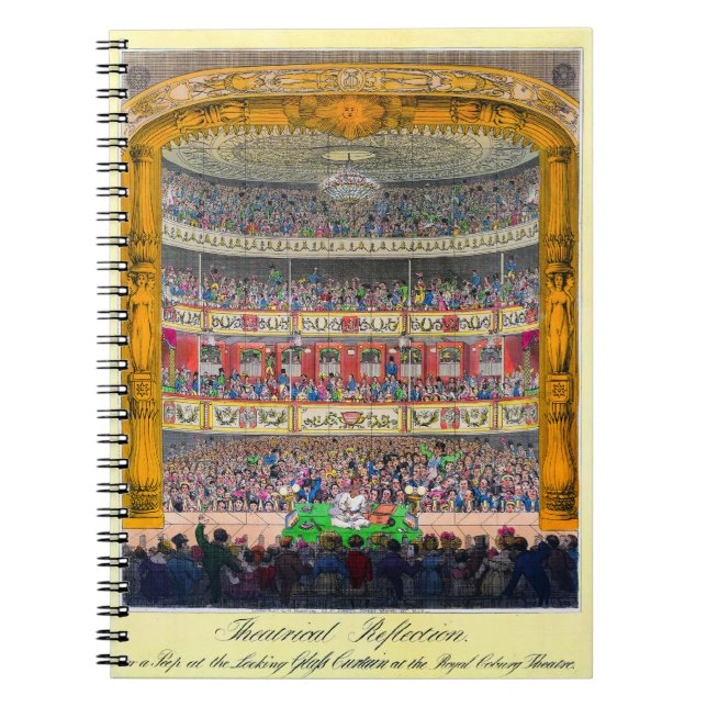 Caderno Espiral "Reflexão teatral " (Frente)