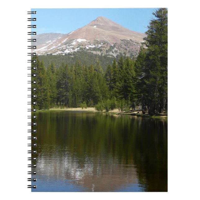 Caderno Espiral Reflexo do Lago Yosemite (Frente)