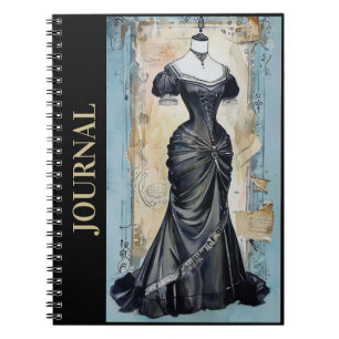 Caderno Espiral "Reflexões da Moda: Diário de Vestido Preto LBD