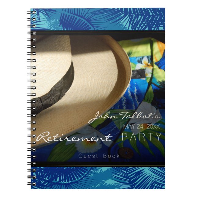 Caderno Espiral Reforma Tropical com Livro de Convidados sobre Pal (Frente)