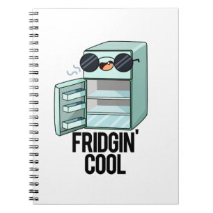 Caderno Espiral Refrigeração Legal Piada de Geladeira Divertida