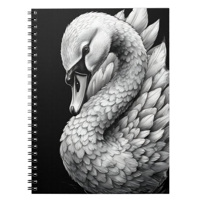 Caderno Espiral Regal the White Swan - Spiral Notebook (Frente)