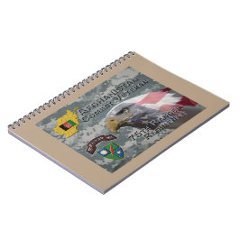 Caderno Espiral Regimento de 75° Ranger de Combate Afegão Veterano