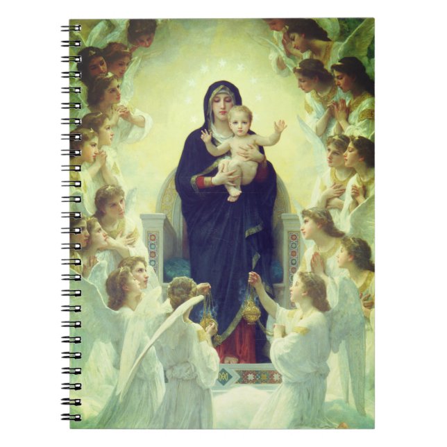 Caderno Espiral Regina Angelorum - William-Adolphe Bouguereau (Frente)