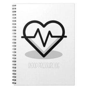 Caderno Espiral Registro de Pressão Arterial