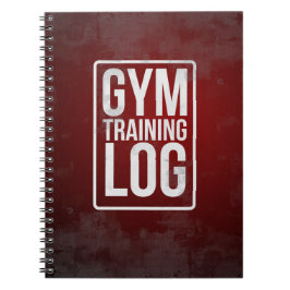 Caderno Espiral Registro do treinamento do Gym