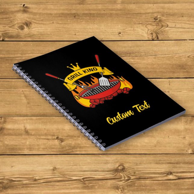 Caderno Espiral Rei da Grelha (Criador carregado)