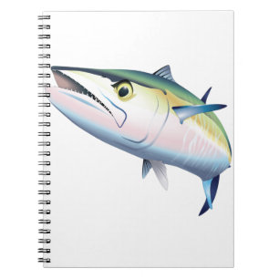 Caderno Espiral Rei Sarda Nadando