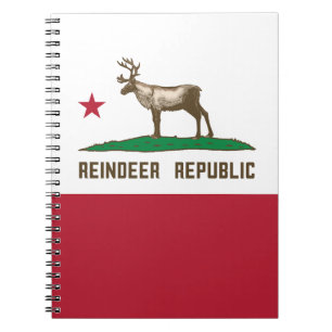 Caderno Espiral Reindet Republic California Flag Cariou