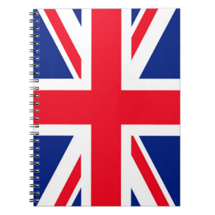 Caderno Espiral Reino Unido União Jack Flag