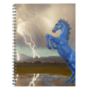 Caderno Espiral Relâmpago favorito Stor do bronco do mustang do